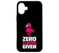 Carcasa para iPhone 16 Plus Zero Flocks Given Flamenco Rosa Humor sarcástico