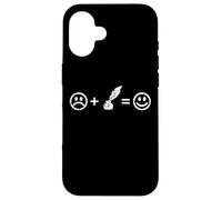 Carcasa para iPhone 16 Poesía Hace Feliz Divertido Poema Amante Escritor Poeta Arte