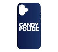 Carcasa para iPhone 16 Policía de Dulces de Halloween