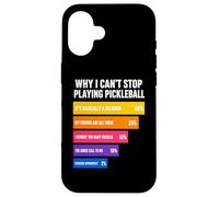 Carcasa para iPhone 16 por qué no Puedo Dejar de Jugar Pickleball Razones