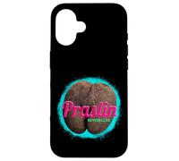 Carcasa para iPhone 16 Praslin diseño Vintage Isla Tropical Seychelles Souvenir