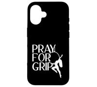 Carcasa para iPhone 16 Pray For Grip - Aro para Antena de Amor, Regalo de Yoga aéreo