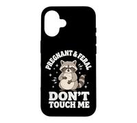 Carcasa para iPhone 16 Pregnant and Feral Don't Touch Me