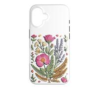 Carcasa para iPhone 16 Pressed Wildflower Meadow Florist Botanical Art