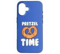 Carcasa para iPhone 16 Pretzel Time Funny Pretzel Lovers Cita Alemán Bávaro