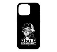 Carcasa para iPhone 16 Pro 1776 Razones por Las Que es Divertido 4 de Julio George Washington