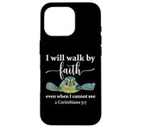 Carcasa para iPhone 16 Pro 2 Corinthians 5 17 We Walk by Faith Not by Sight Bible Verse