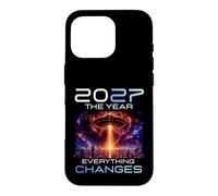 Carcasa para iPhone 16 Pro 2027 The Year Everything Changes First Contact Alien UFO