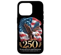 Carcasa para iPhone 16 Pro 250 Years One Nation Under God - Eagle 1776 Faith American