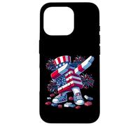Carcasa para iPhone 16 Pro 4th of July Master Builder USA Flag Patriotic Kids Boys Men
