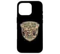 Carcasa para iPhone 16 Pro 761 ° Batallón de Tanques Tributo Vintage Dog Company WW2 Heroes