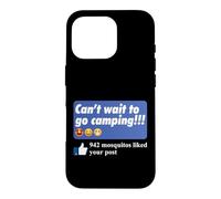 Carcasa para iPhone 16 Pro 942 A los Mosquitos Les gustó tu publicación Mosquito Meme Funny Camping