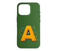Carcasa para iPhone 16 Pro A es para Alien UAP Space Exploration Retro Letter