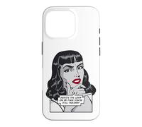 Carcasa para iPhone 16 Pro A Pesar de la Mirada en mi Cara, todavía estás Hablando de Arte Pop