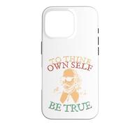 Carcasa para iPhone 16 Pro A tu Propio yo sé Verdadero. Shakespeare en Gafas de Sol Hamlet
