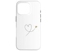 Carcasa para iPhone 16 Pro Abeja Volar Un Corazón Animales Natural