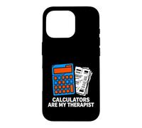 Carcasa para iPhone 16 Pro Accountant Bookkeeper Calculators Are My Therapist