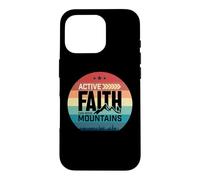 Carcasa para iPhone 16 Pro Active Faith Can Move Mountains Christian Men Women Kids