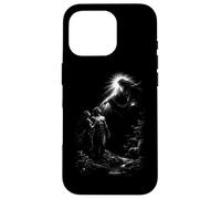 Carcasa para iPhone 16 Pro Adán y eva génesis creación Dios luz Divina