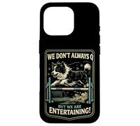 Carcasa para iPhone 16 Pro Agility Dog Joke We Don't Always Q Funny Handler Saying