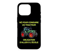 Carcasa para iPhone 16 Pro Agriculteur Fermier Agriculture Paysan Tracteur École Enfant