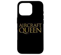 Carcasa para iPhone 16 Pro Aircraft Queen Military Air Force Jet Plane Pilot Wife