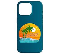 Carcasa para iPhone 16 Pro Aitutaki Palmeras Islas Cook Sol Pacífico Sur Polinesia