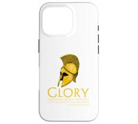 Carcasa para iPhone 16 Pro Alejandro Magno Cita sobre la Gloria - Historia Griega Antigua