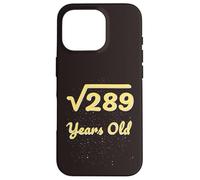 Carcasa para iPhone 16 Pro Álgebra matemática de raíz Cuadrada de 17 años 289 años 2009