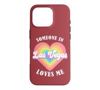 Carcasa para iPhone 16 Pro Alguien en Las Vegas me ama City Heart