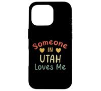 Carcasa para iPhone 16 Pro Alguien en Utah me ama Retro USA State US
