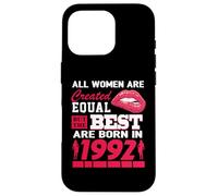 Carcasa para iPhone 16 Pro All Women Are Born In 1992 34 Years Old Funny 34th Birthday
