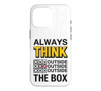 Carcasa para iPhone 16 Pro Always Think Outside The Box Illustration Graphic Designs