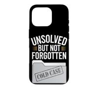Carcasa para iPhone 16 Pro Amante del Crimen Verdadero y Amante del Misterio sin Resolver
