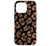 Carcasa para iPhone 16 Pro Amarillo Marrón Leopardo Luxe Animal Spot Elegante Diseño Glam