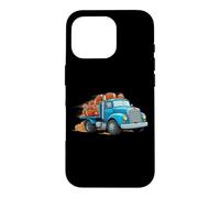Carcasa para iPhone 16 Pro American Football Balls Truck Cute Boys Kids Toddler Fan