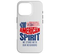 Carcasa para iPhone 16 Pro American Spirit Nosotros El Pueblo Estamos con los vecinos Democracia