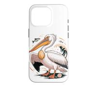 Carcasa para iPhone 16 Pro American White Pelican Sea Bird Birder