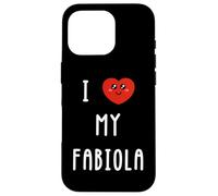 Carcasa para iPhone 16 Pro Amo A Fabiola Nombre Gracioso
