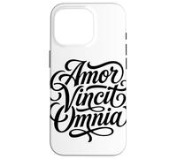 Carcasa para iPhone 16 Pro Amor Vincit Omnia El Amor Conquista Todo el día de San Valentín