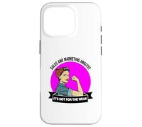 Carcasa para iPhone 16 Pro Analista de Ventas y Marketing no es para débiles