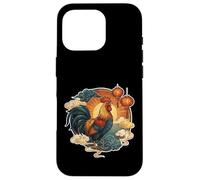 Carcasa para iPhone 16 Pro Animal Gallo del Zodiaco Chino
