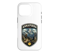 Carcasa para iPhone 16 Pro Annapurna Nepal Viaje Familiar Trekking Himalaya Vacaciones