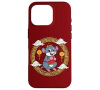 Carcasa para iPhone 16 Pro Año De Rata Divertido Lindo Zodíaco Chino Año Nuevo Chino
