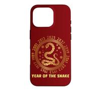 Carcasa para iPhone 16 Pro Año Nuevo Chino De Serpiente Años del Zodíaco Chino 2025