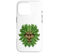 Carcasa para iPhone 16 Pro Antiguo Bosque Cara Pagana Naturaleza Espíritu Celta Popular Regalo