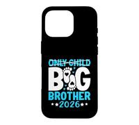 Carcasa para iPhone 16 Pro Anuncio de bebé Only Child Big Brother 2026