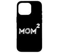 Carcasa para iPhone 16 Pro Anuncio de Embarazo Mom Squared Mom 2 Second Baby