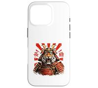 Carcasa para iPhone 16 Pro Arte del espíritu Guerrero del Tigre samurái