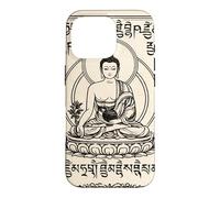 Carcasa para iPhone 16 Pro Arte Vintage de Buda Serene para Meditación y Mindfulness